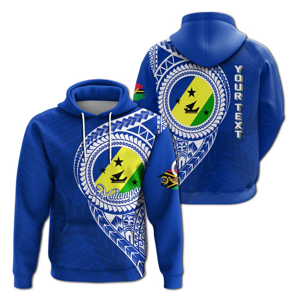 Custom Malampa Province Vanuatu Hoodie Malampa Emblem - Wonder Print Shop