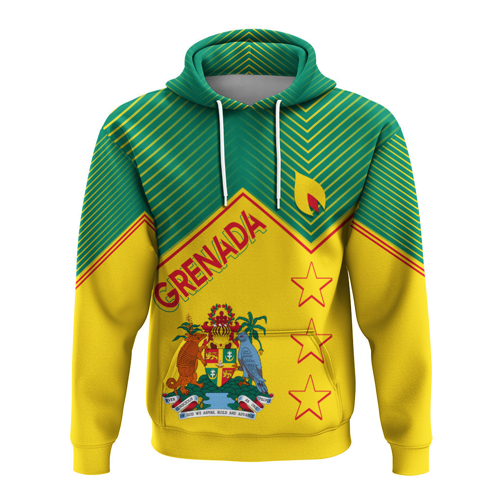 Grenada Independence Day Hoodie Geometric Style - Wonder Print Shop