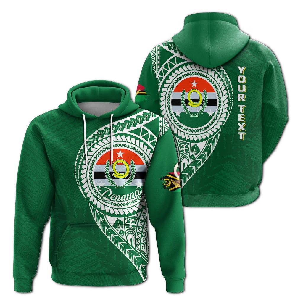 Custom Vanuatu Penama Province Hoodie Penama Emblem - Wonder Print Shop