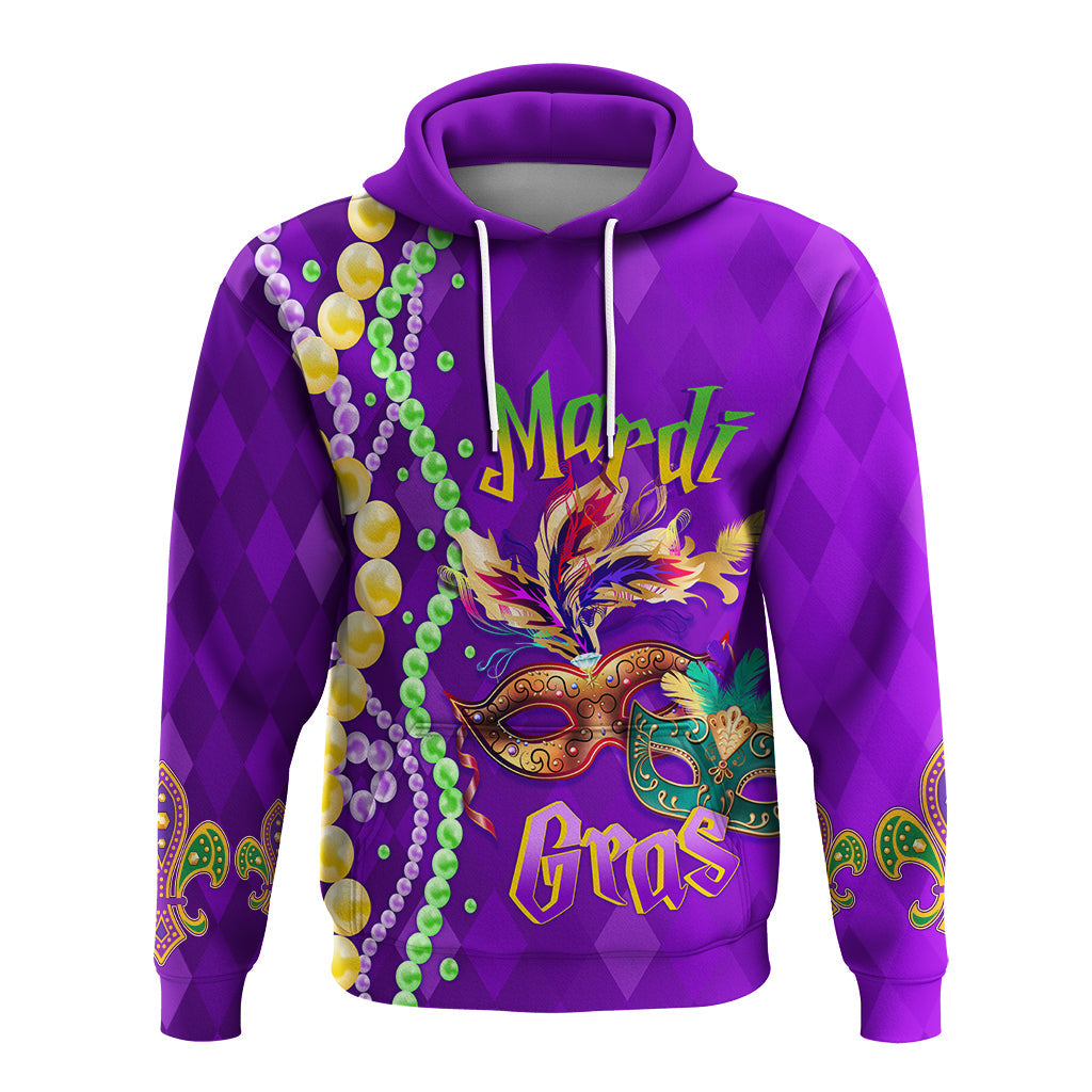 Hoodie Beads And Bling Its A Mardi Gras Thing - Wonder Print Shop