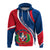 Dominican Republic Hoodie Independence Day Curve Style - Wonder Print Shop