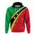 Saint Kitts and Nevis Custom Hoodie SKN Flag Simple Style - Wonder Print Shop