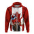 Canada Day Personalised Hoodie Mountie on Moose - Wonder Print Shop