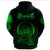 Viking Clothing Viking Fenrir Norse 3D Green Gaiter Hoodie RLT12 - Wonder Print Shop