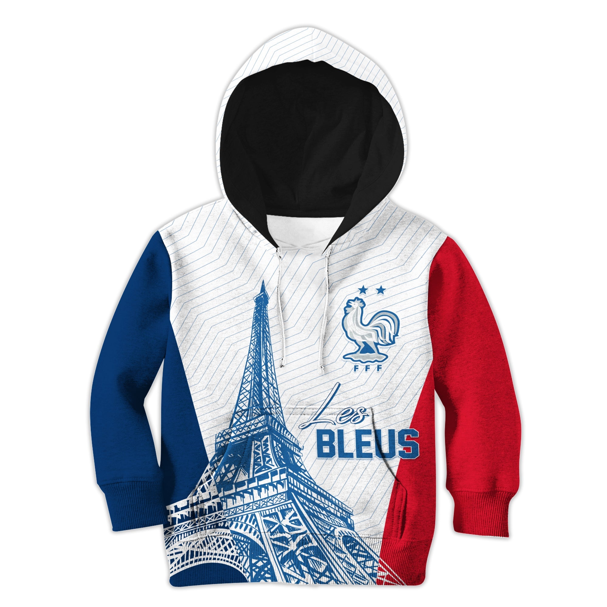 Personalised France Football Hoodie KID Movies Icons - The Slayers - Wonder Print Shop