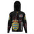 Custom Viking Denmark Flag and Map Gaiter Hoodies style Viking Geri and Freki RLT12 - Wonder Print Shop