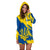 Ukraine Hoodie Dress Slava Ukraini Grunge Style - Wonder Print Shop