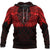 Viking Hoodie Viking Odins Celtic Two Ravens Red Version Hoodie RLT12 - Wonder Print Shop