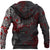 Viking Hoodie Viking Odin Raven Tattoo Style Blood Version Hoodie RLT12 - Wonder Print Shop