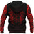 Viking Hoodie Viking Compass Vegvisir Red Version Tattoo Hoodie RLT12 - Wonder Print Shop