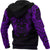 Viking Hoodie Viking Compass Vegvisir Purple Version Tattoo Hoodie RLT12 - Wonder Print Shop