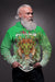 Custom Viking Wales Viking Dragon Style Green and White Zip Hoodie RLT12 - Wonder Print Shop