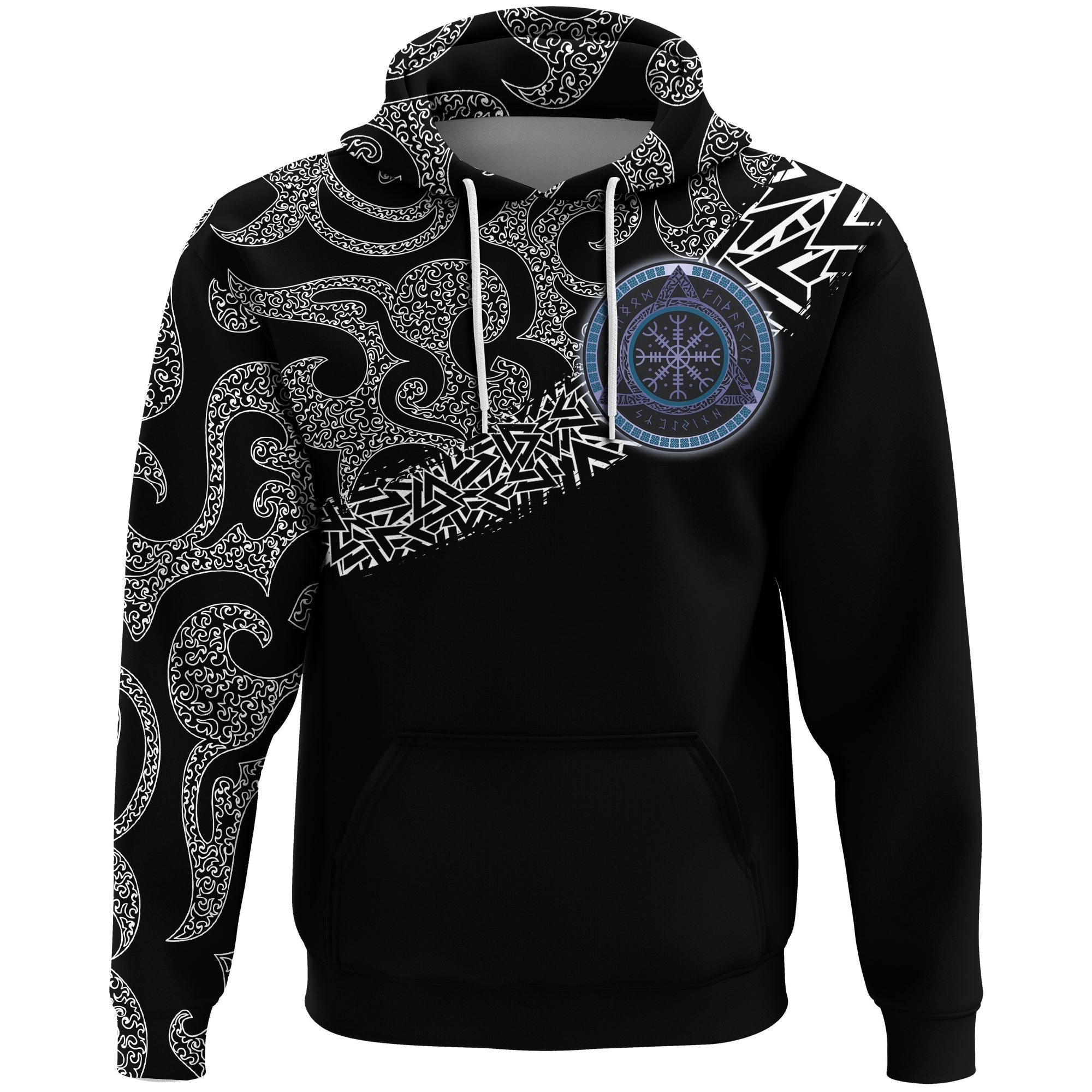 Viking Hoodie Raven Of Odin RLT12 - Wonder Print Shop