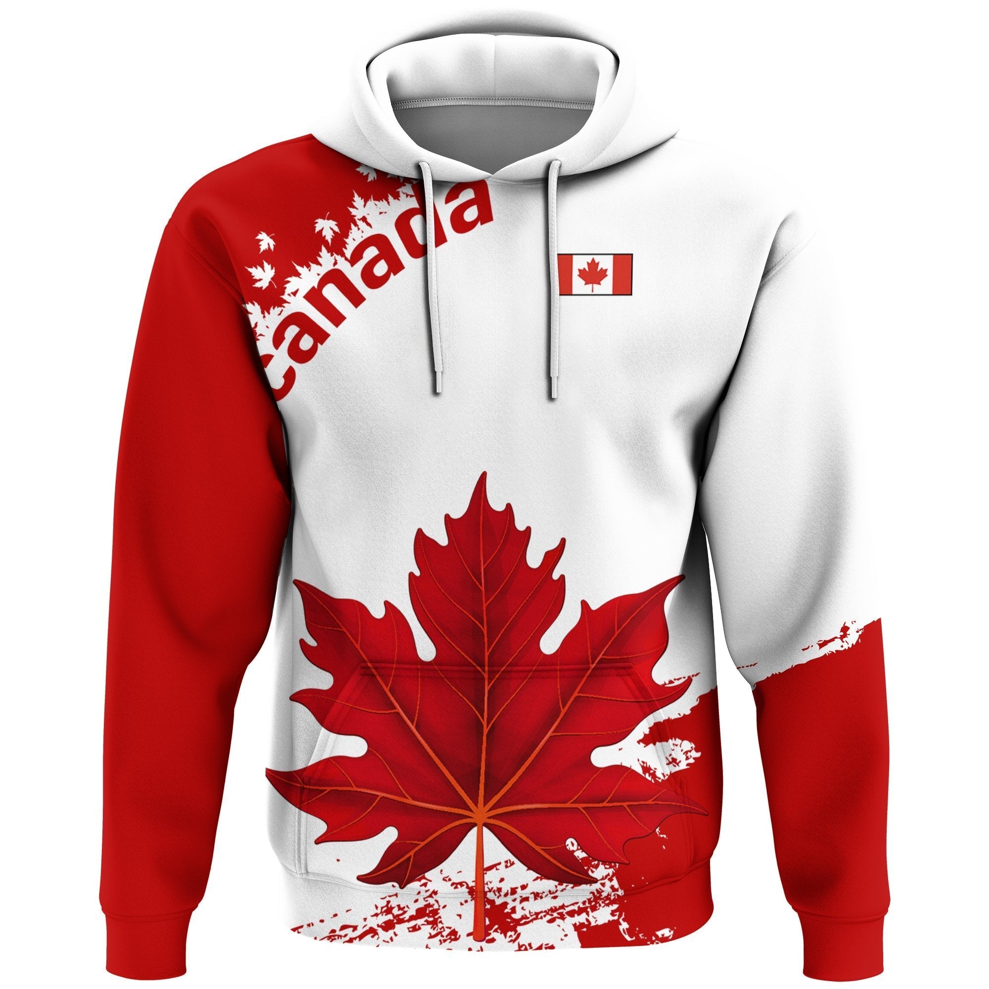 Canada Hoodie Canada Day 2021 Maple Leaf - Wonder Print Shop