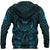 Viking Hoodie Raven Valknut Cyan RLT12 - Wonder Print Shop