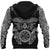 Viking Zip Hoodie Raven and Wolf RLT12 - Wonder Print Shop