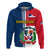 Dominican Republic Hoodie Coat Of Arms And Flag Map - Wonder Print Shop