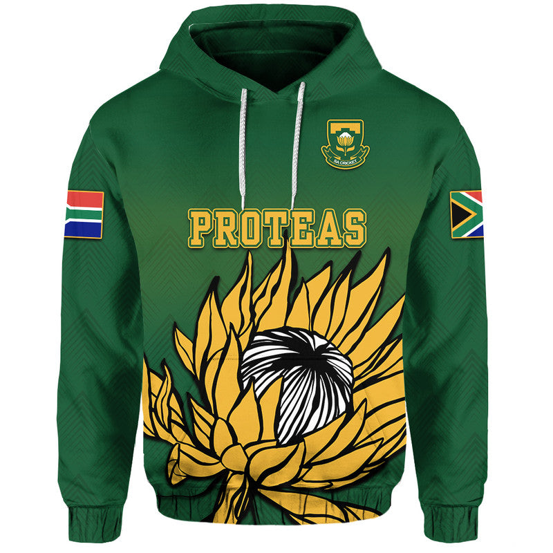 Custom South Africa National Cricket Team Hoodie Proteas Sport Green Style - Wonder Print Shop