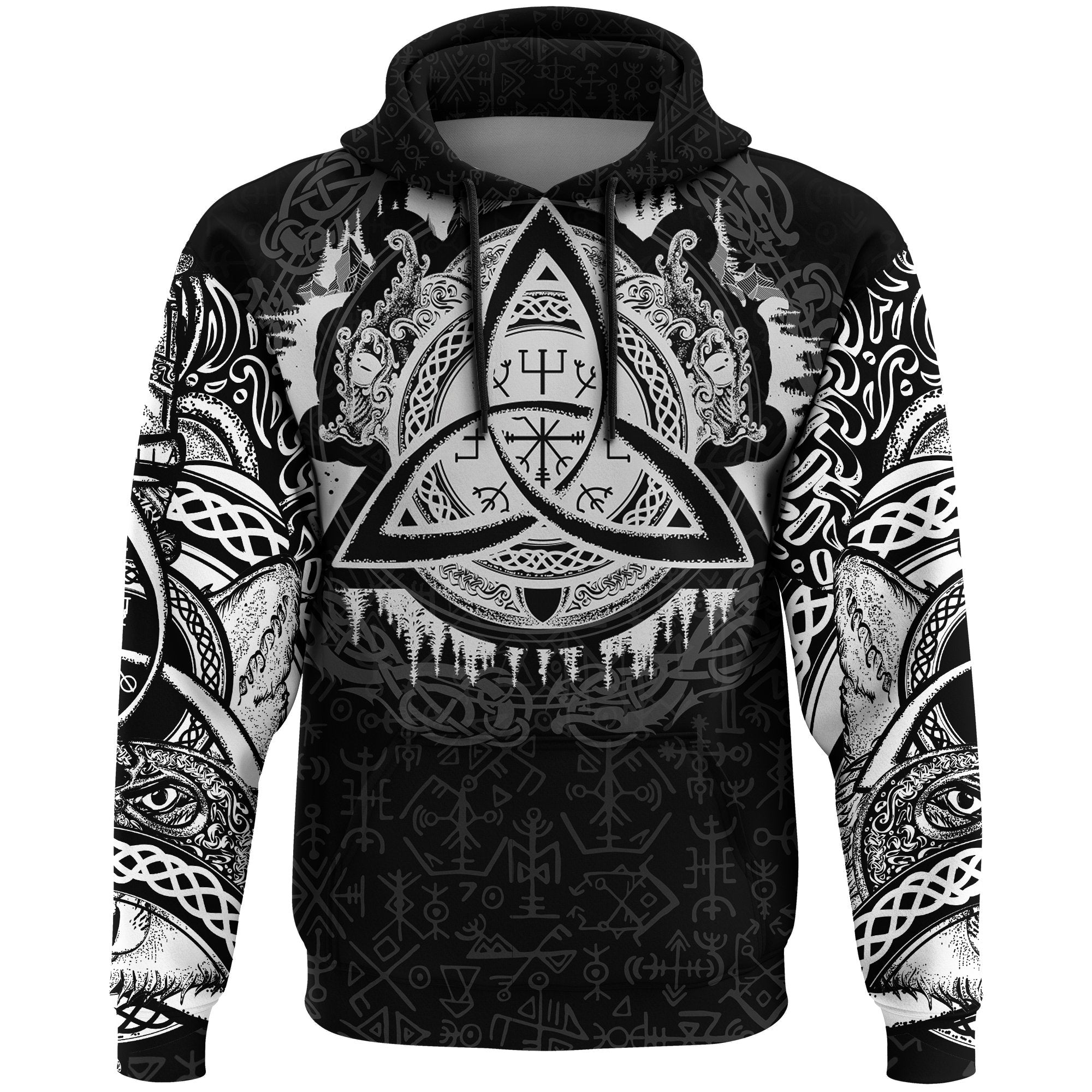 Viking Hoodie Dragon Celtic RLT12 - Wonder Print Shop