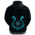 Viking Zip Hoodie, Aegishjalmur Helm Of Awe Blue Edition RLT12 - Wonder Print Shop