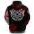 Viking Zip Hoodie, Raven Blood RLT12 - Wonder Print Shop