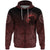 Viking Hoodie, Ethnic Odin Raven Red RLT12 - Wonder Print Shop