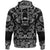 Viking Hoodie Human Skull With Axe with Bandana Paisley Style RLT12 - Wonder Print Shop