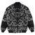 Viking Bomber Jacket Human Skull With Axe with Bandana Paisley Style RLT12 - Wonder Print Shop