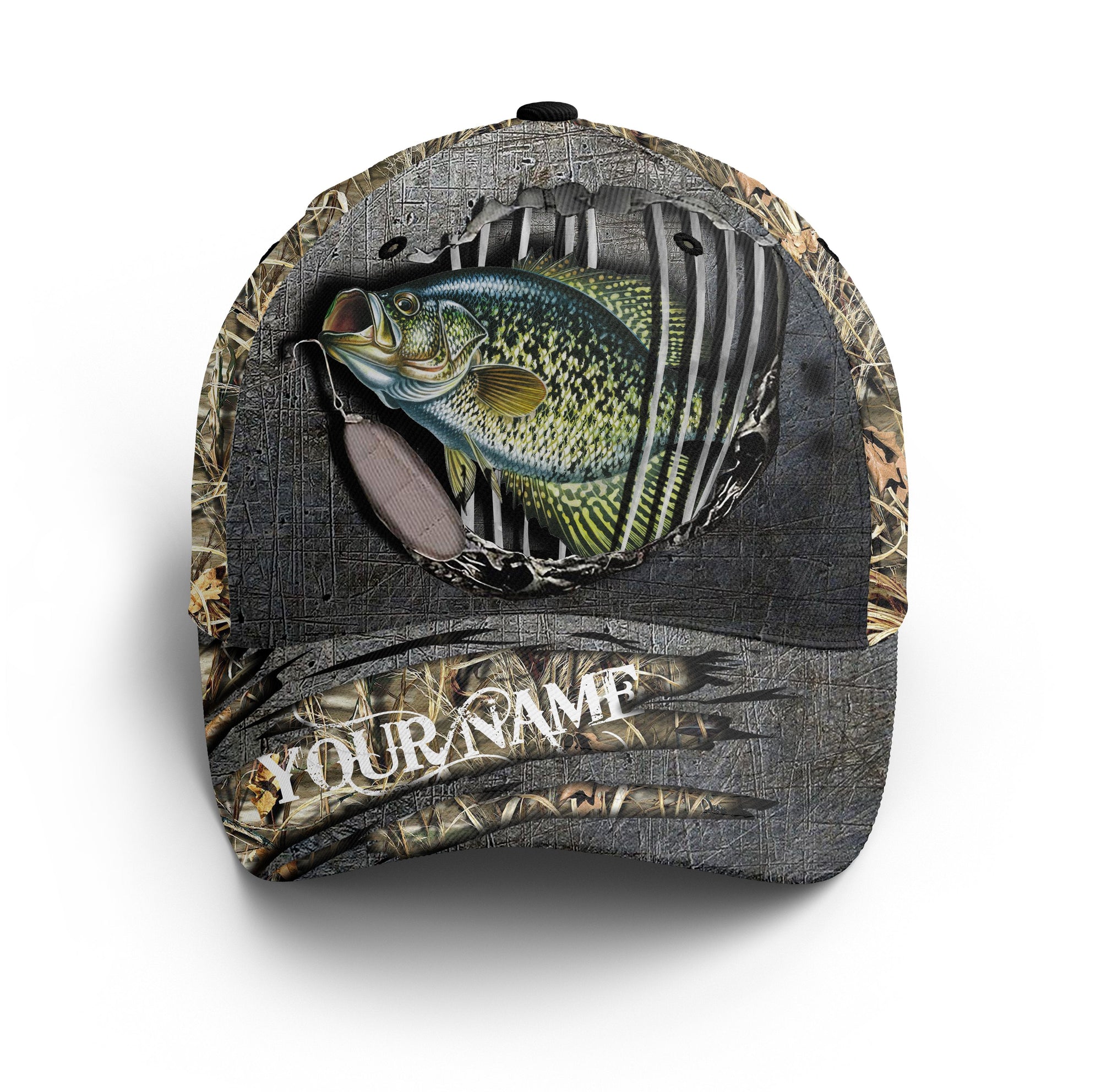 crappie-fishing-camo-custom-fishing-hat-adjustable-mesh-unisex-fishing-baseball-angler-crappie-hat-cap-fishing-classic-cap