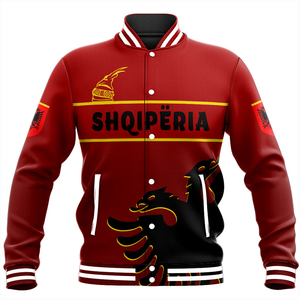 Personalized Jacket Albania Flag Day Baseball Jacket LT10 - Wonder Print Shop