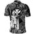 Hawaii Polo Shirt King Kamehameha with Polynesian Patterns Unique Style Black LT8 - Wonder Print Shop