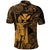 Hawaii Polo Shirt King Kamehameha with Polynesian Patterns Unique Style Gold LT8 - Wonder Print Shop