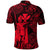 Hawaii Polo Shirt King Kamehameha with Polynesian Patterns Unique Style Red LT8 - Wonder Print Shop