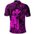 Hawaii Polo Shirt King Kamehameha with Polynesian Patterns Unique Style Pink LT8 - Wonder Print Shop