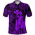 Custom Hawaii Polo Shirt King Kamehameha with Polynesian Patterns Unique Style Purple LT8 - Wonder Print Shop