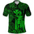 Hawaii Polo Shirt King Kamehameha with Polynesian Patterns Unique Style Green LT8 - Wonder Print Shop