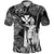 Hawaii Polo Shirt King Kamehameha with Polynesian Patterns Unique Style Black LT8 - Wonder Print Shop