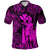 Hawaii Polo Shirt King Kamehameha with Polynesian Patterns Unique Style Pink LT8 - Wonder Print Shop