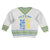 Ukraine Folk Patterns Knitted Sweatshirt KID Unity Day - White - Wonder Print Shop