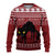 Jolakotturinn Iceland Yule Cat With Christmas Pattern Knitted Sweatshirt - Wonder Print Shop