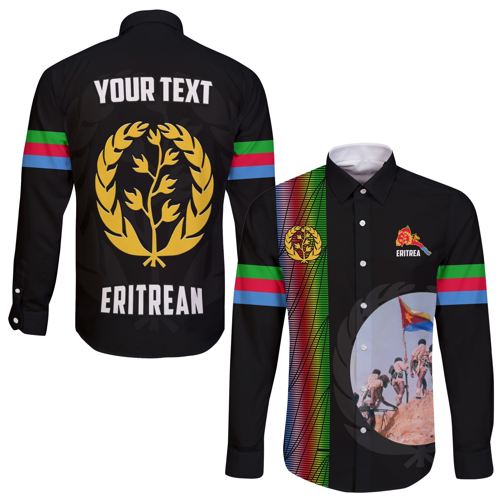 custom-personalised-eritrea-eplf-long-sleeve-button-shirt-spirit-eritrean