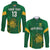 (Custom Text and Number) South Africa Cricket Long Sleeve Button Shirt Proteas Champion LT13 - Wonder Print Shop