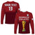 (Custom Text and Number) Qatar Football Long Sleeve Shirt WC 2022 Style Sporty LT13 - Wonder Print Shop