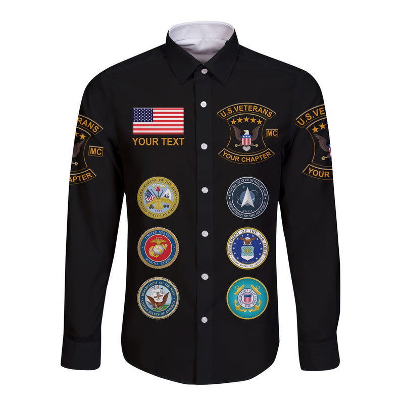 custom-us-veterans-motorcycle-club-hawaii-long-sleeve-button-shirt-usvmc-simple-style