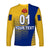 (Custom Personalised) Barbados Cricket Pride Long Sleeve Shirt Simple Style LT8 - Wonder Print Shop