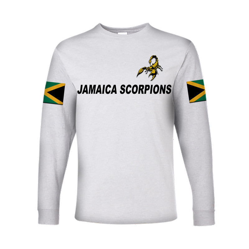 (Custom Personalised) Jamaica Cricket Scorpions Long Sleeve Shirt Special Style LT8 - Wonder Print Shop