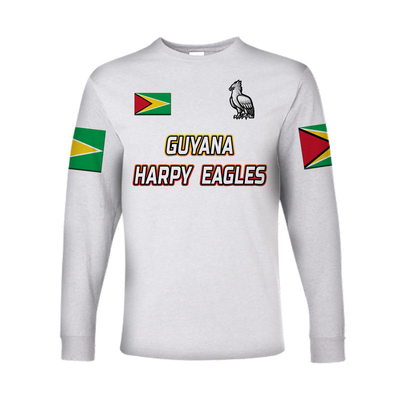 (Custom Personalised) Guyana Cricket Harpy Eagles Long Sleeve Shirt Special Style LT8 - Wonder Print Shop