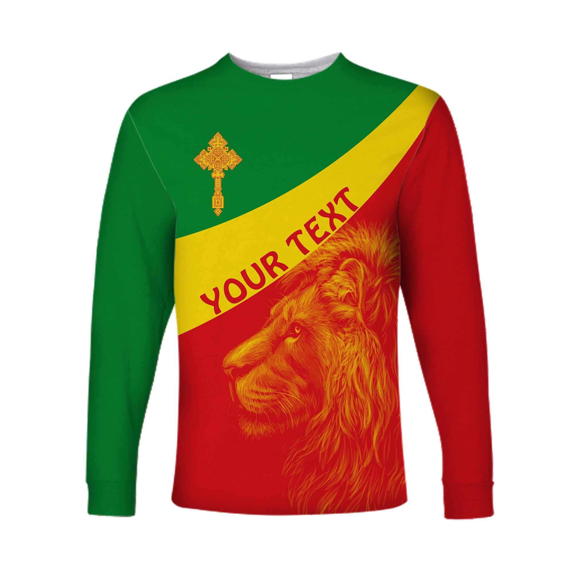 custom-personalised-ethiopia-long-sleeve-shirt-ethiopian-cross-and-lion-of-judah