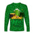 Ireland Happy Saint Patrick's Day Long Sleeve Shirt With Shamrock LT8 - Wonder Print Shop