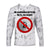 El Salvador Long Sleeve Shirt No Al Bitcoin Art Style - White LT8 - Wonder Print Shop